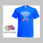 King of Bowling  pánske tričko s obojstrannou potlačou 100%bavlna značka Fruit of The Loom